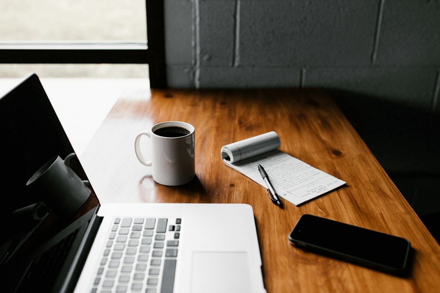 A calm desk prepared for focused digital work.